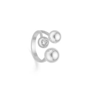 Randers Sølv Elegant kuglefingerring 242708Z