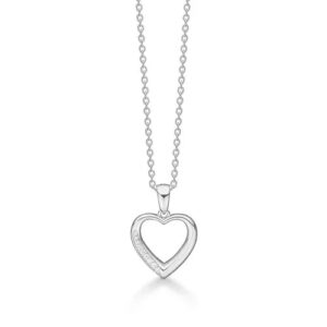 Randers Sølv Hjerte halskæde 500510K
