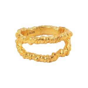 Hultquist - Savannah ring i forgyldt