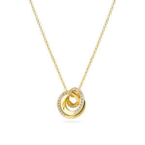 Sif Jakobs Spirale piccolo halskæde SJ-N2588-CZ-YG