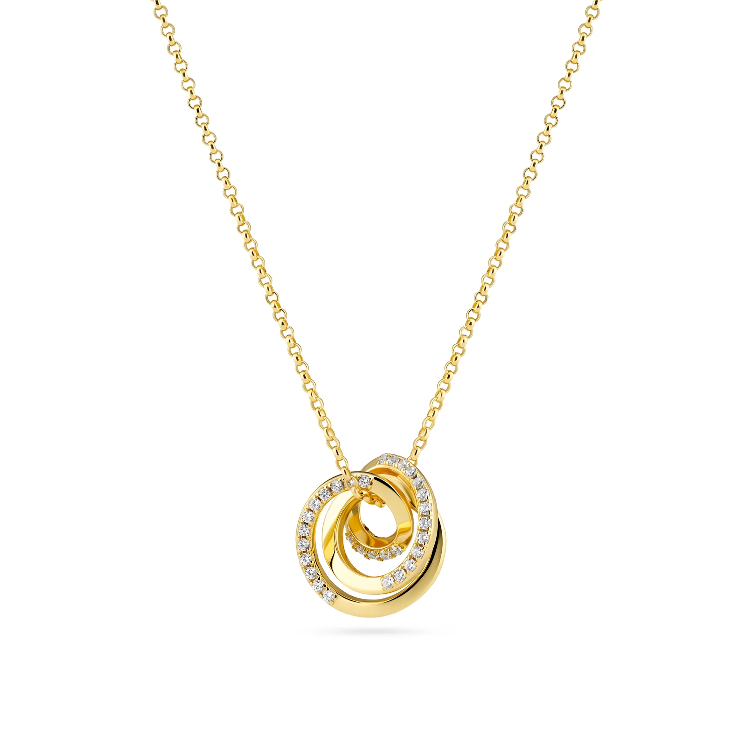 Sif Jakobs Spirale piccolo halskæde SJ-N2588-CZ-YG