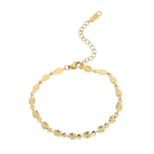 Sunset armbånd vandfast forgyldt stål 163002