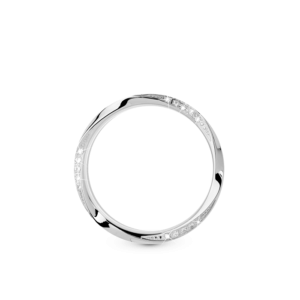 Christina - Topring med 15 hvide safirer