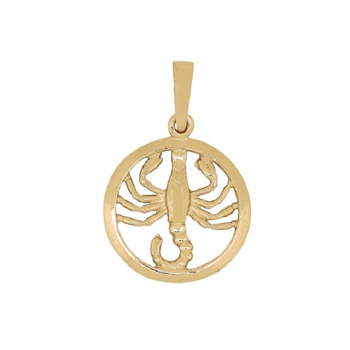 Siersbøl - Stjernetegn Skorpionen 8 kt. guld