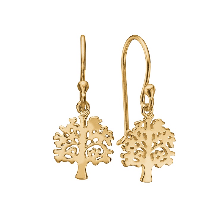 Aagaard øreringe forgyldt