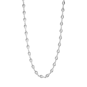 Halskæde med dråber i sølv