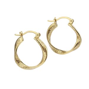 Aqua Dulce Small Twisted lines øreringe 5310