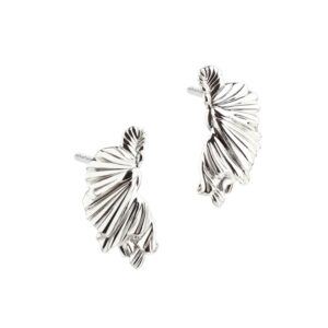 Aqua Dulce Koi Big Half Leaf øreringe sølv 5610