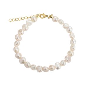 Aqua Dulce Pearl armbånd forgyldt 5030