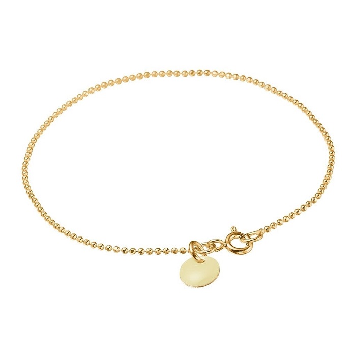 Enamel Copenhagen – Armbånd, Ball Chain beige