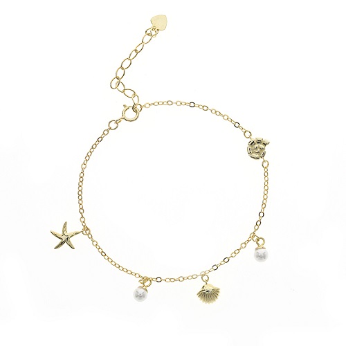 "Lifa" armbånd forgyldt sølv