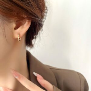 Donnatella - øreringe forgyldt small