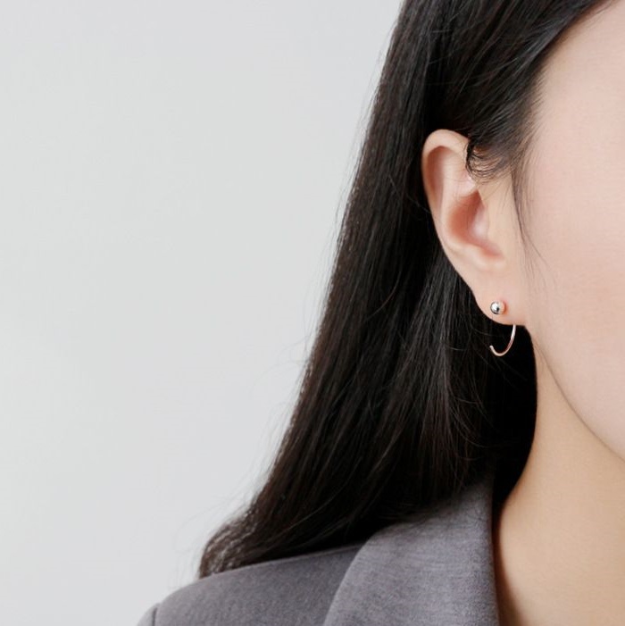 Donnatella øreringe sølv