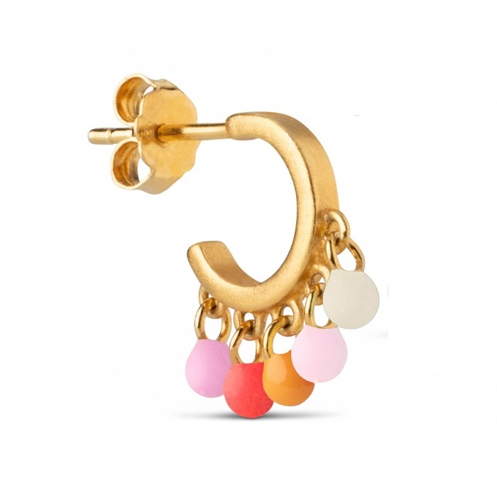 Enamel - Bubblegum øreringe 1 stk