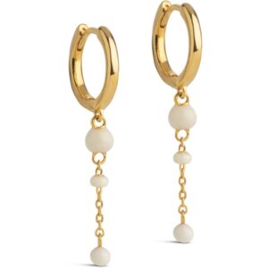 Enamel Lola Bold hoops E424GDaisy