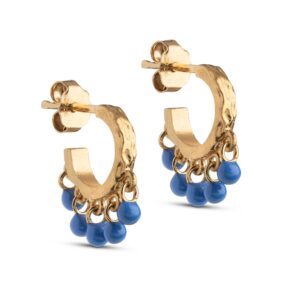 Enamel Astrid Cornflower øreringe e309gmcorn