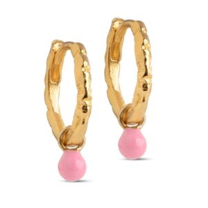 Enamel - Bella øreringe E245GMLightPink