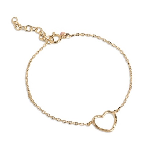 Enamel Organic Heart armbånd B112GM