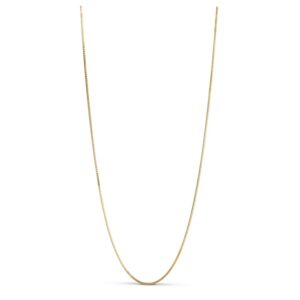 Enamel Box Chain 0.85 mm halskæde N113G