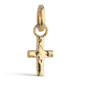 Enamel Golden Cross charm C015G