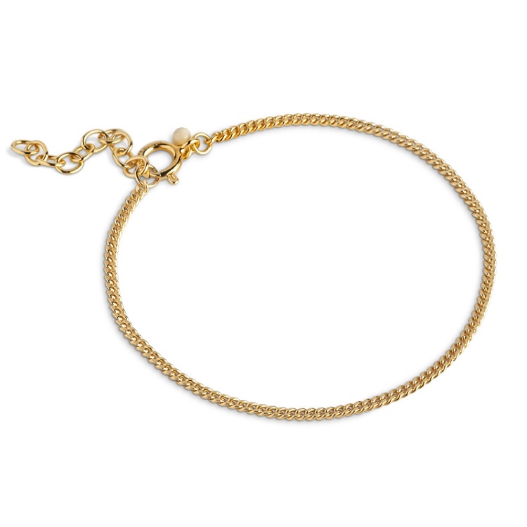 Enamel Curb Chain 1,75 mm armbånd B123G