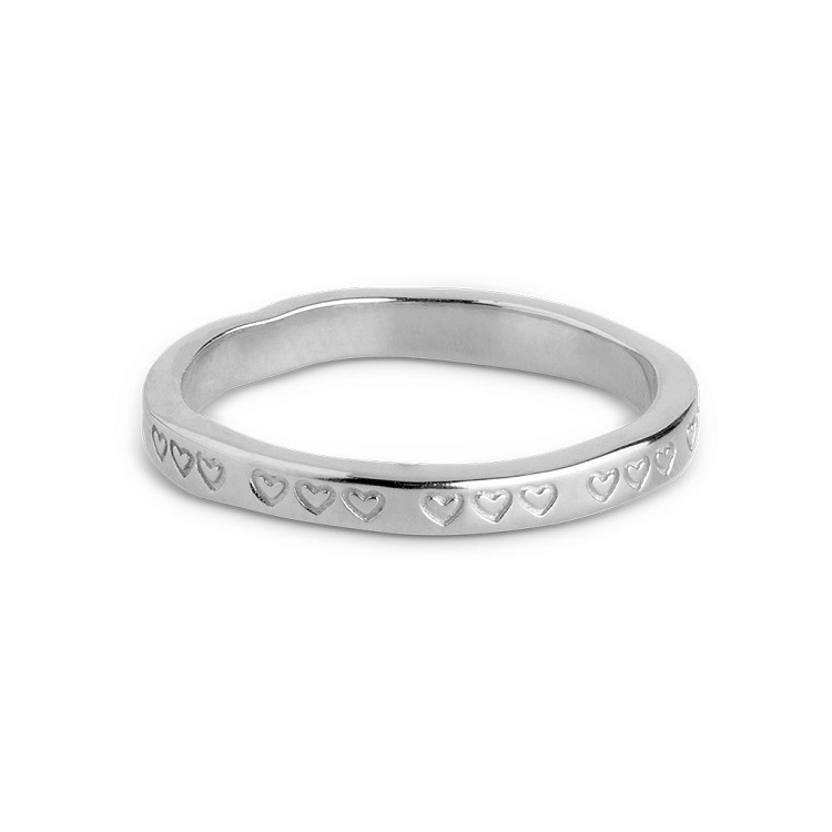 Enamel Heart ring R95S