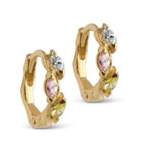 Enamel Laia hoops E246GM