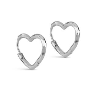 Enamel Organic Heart small øreringe E413SM
