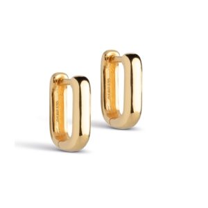 Enamel Square 12 mm øreringe E358G