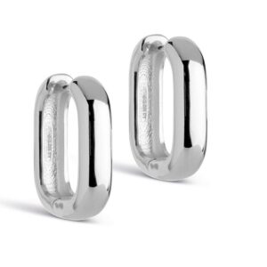 Enamel Square 18 mm øreringe E360S