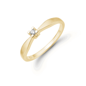 Aagaard 8 kt. Eternity ring 0,03 ct. 08649403-34