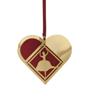 H C Andersen julepynt Hjerte Ballerina 98862562000