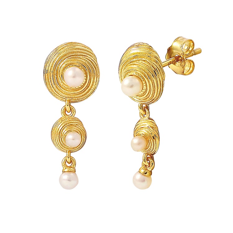 Hultquist Shelly double øreringe S08499 G