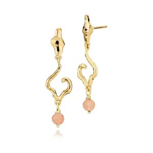 Izabel Camille Louisa øreringe A1769GSPEACHMOONSTONE