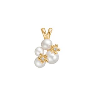 Lund Copenhagen vedhæng 8 kt. 2X0,02 CT W.SI 3081361-33