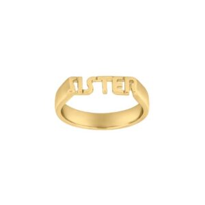 Nordahl - ring SISTER forgyldt