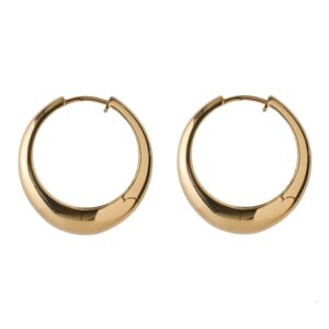 Pernille Corydon Large Globe Huggies hoops E-406-GP