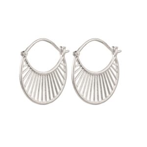Pernille Corydon Daylight øreringe 22 mm. sølv E-571-S
