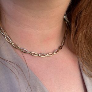 Randers Sølv Blank halskæde 506707FG