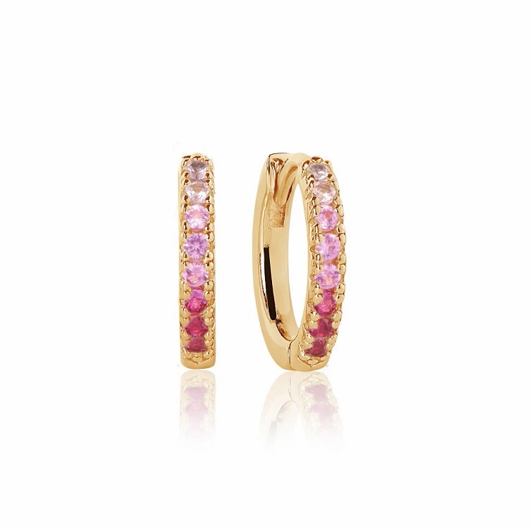 Sif Jakobs Ellera Medio Pink Gradient øreringe SJ-E2859-GPK-YG