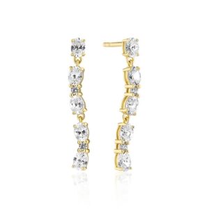 Sif Jakobs Ellera Ovale øreringe SJ-E2417-CZ-YG