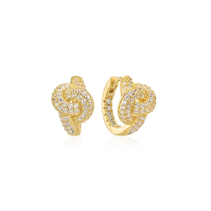 Sif Jakobs Imperia Creolo øreringe SJ-E10752-CZ-YG