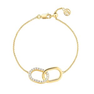 Sif Jakobs Capizzi  Due Piccolo armbånd SJ-B42236-CZ-YG