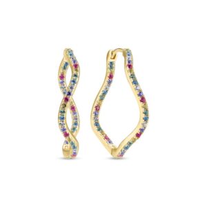 Sif Jakobs Ellera Waves X-Grande øreringe SJ-E3879-XCZ-YG