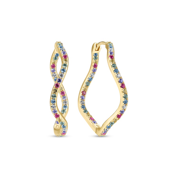 Sif Jakobs Ellera Waves X-Grande øreringe SJ-E3879-XCZ-YG