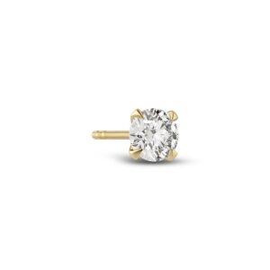 Sif Jakobs Solitaire Venice Medio ørering 14 kt guld labgrown diamant SJ-E2502-WD-YG-1