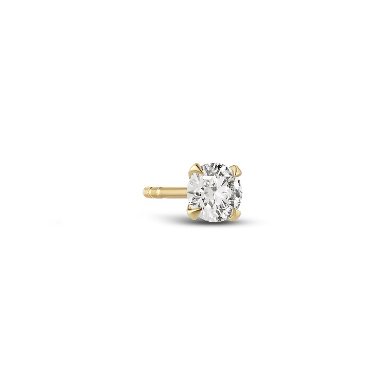Sif Jakobs Solitaire Venice Piccolo ørering 14 kt 0.11 ct. labgrown dia. SJ-E2501-WD-YG-1