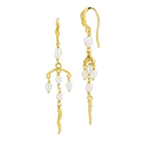 Sistie Rosa øreringe Z1246GSWHITE