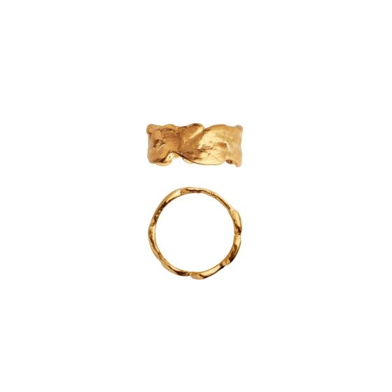 Stine A Gold Splash Lava ring 4052-02