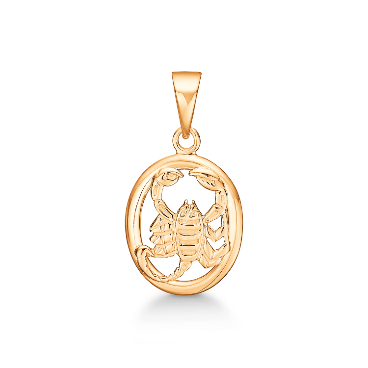 Støvring Design - Stjernetegn Skorpion 14 kt